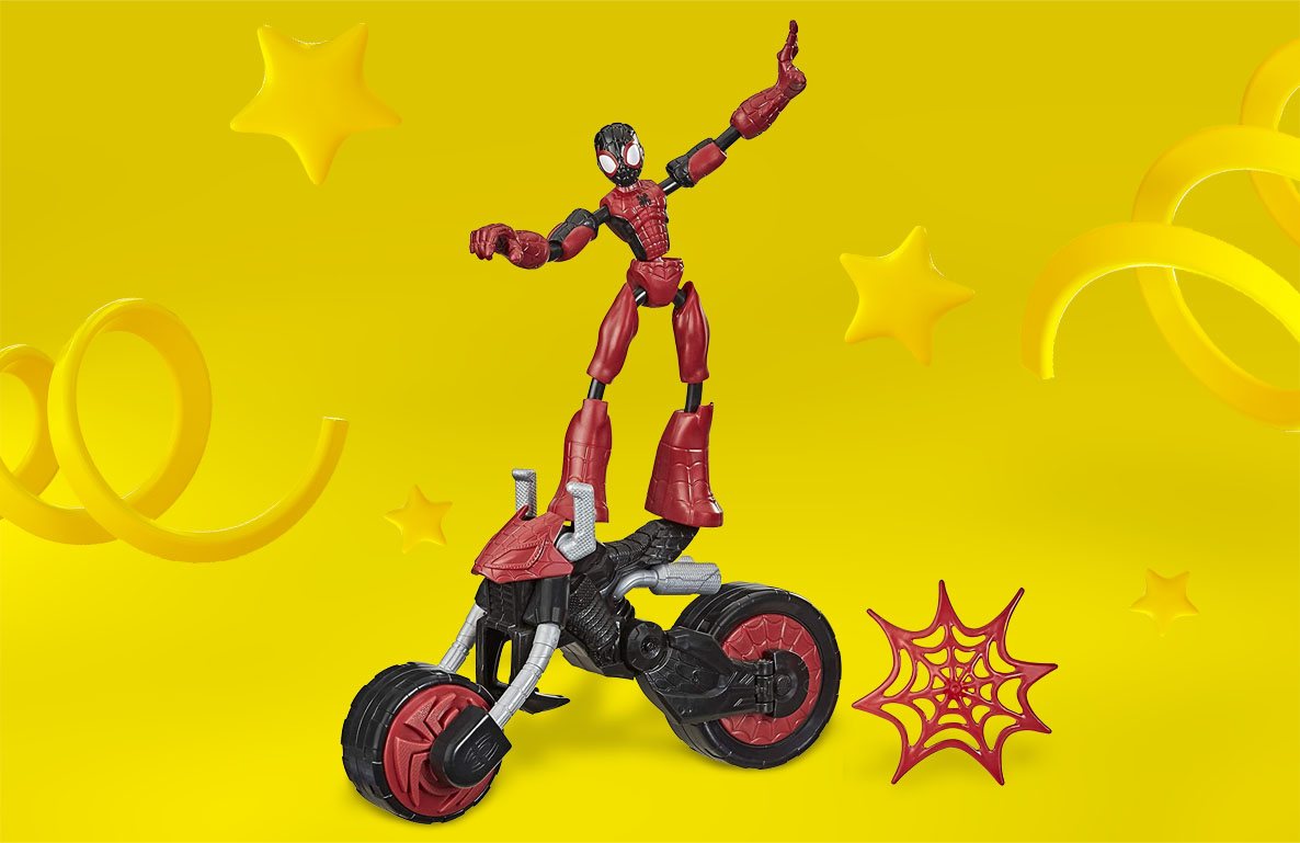 Flex Rider Spider-Man Bend and Flex